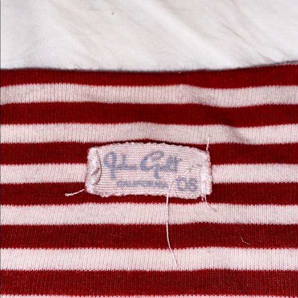 Brandy Melville Red & White tube top - Picture 3 of 4